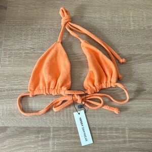 Nessy swimwear terry cloth bikini top